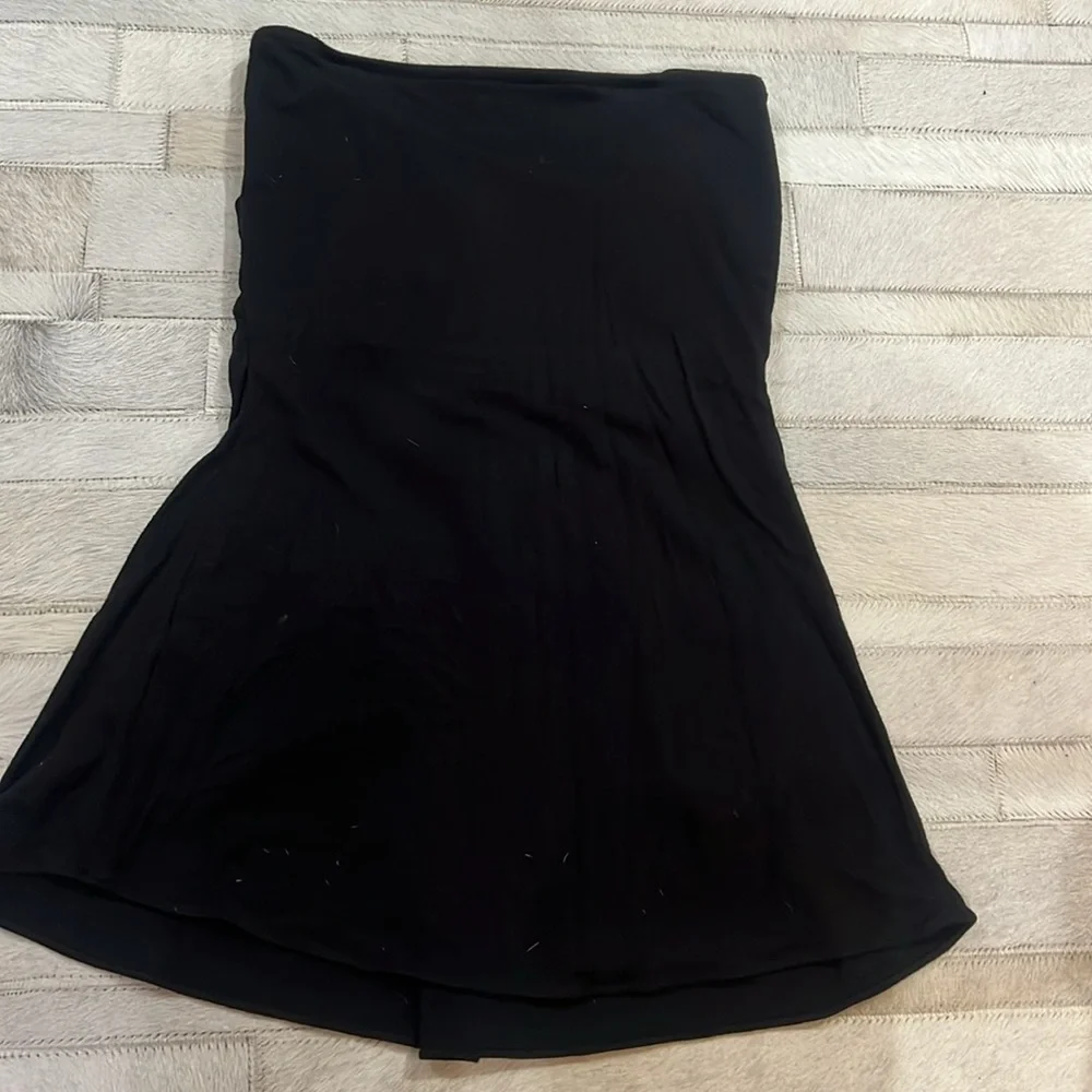 Sky Black Strapless toowith Crochet Detail - Picture 5 of 7